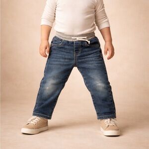 Cat & Jack Toddler Straight Fit Denim Joggers Size 2T Medium Wash